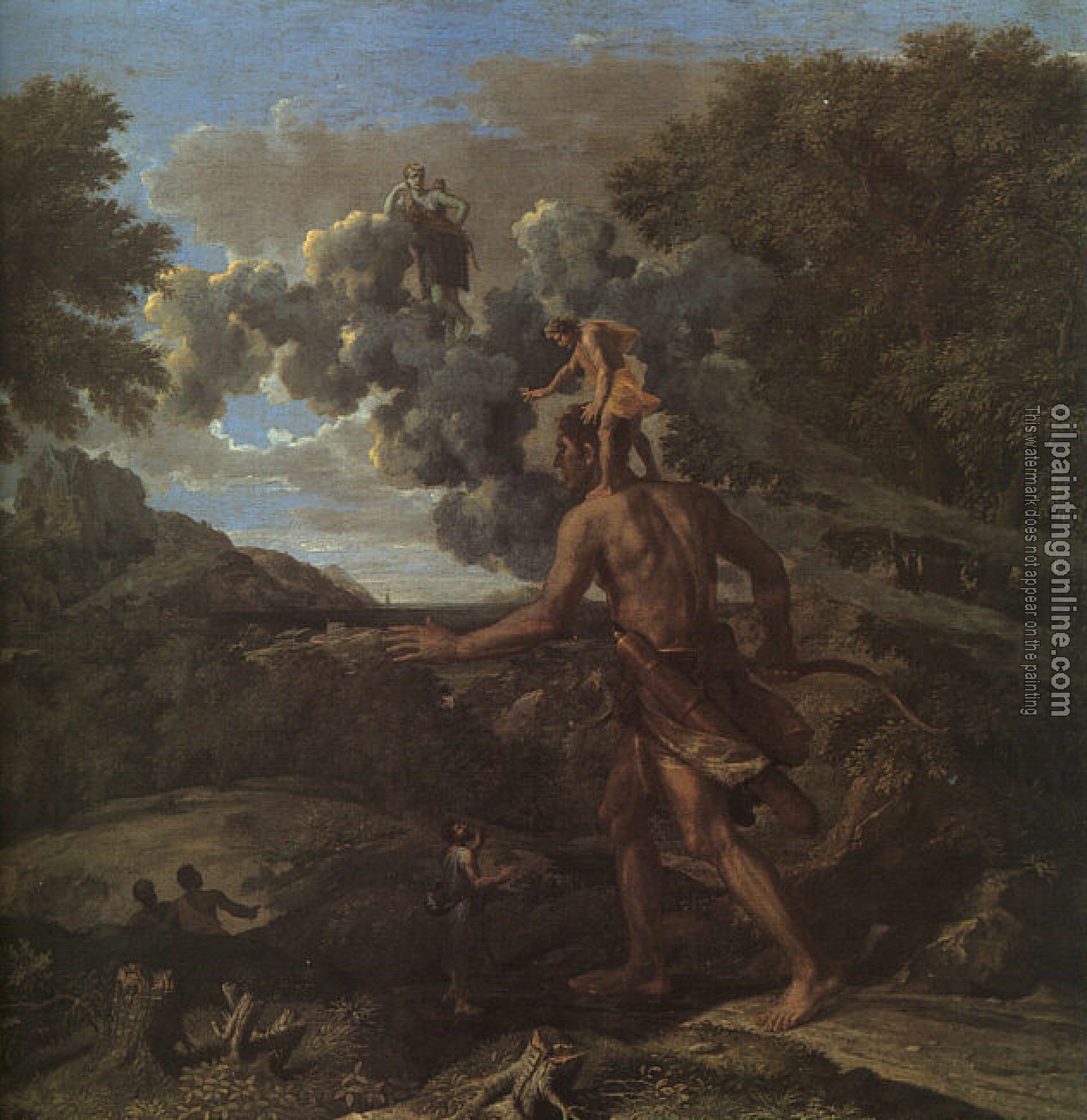 Poussin, Nicolas - Blind Orion Searching for the Rising Sun